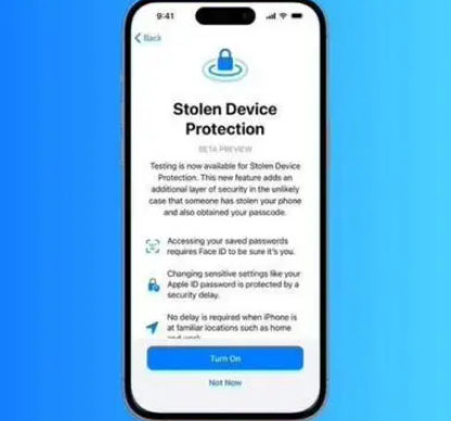宛城苹果授权维修店分享被盗设备保护功能开启方法
